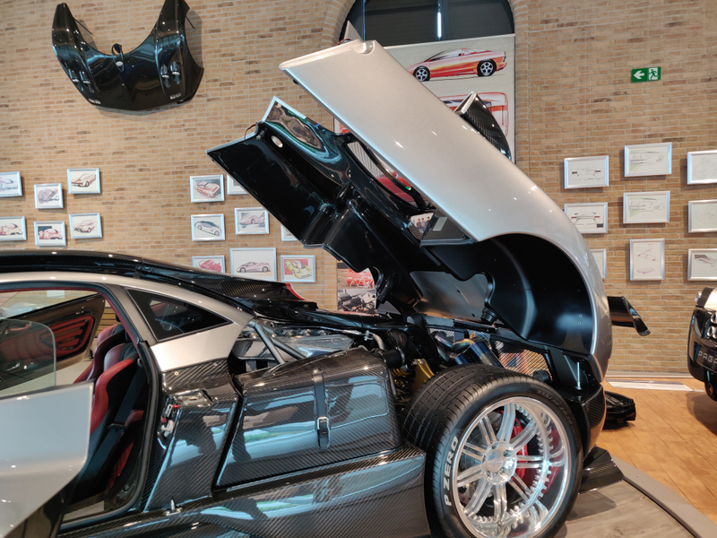 This is the famous La Nonna, chassis number 2, upgraded many times over the years as a test bed for new parts. Has done half a million kilometres